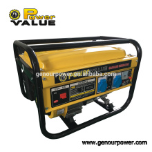 Power Value Taizhou 2000w 2kw alambre de cobre Imitative GX160 Generador de gasolina